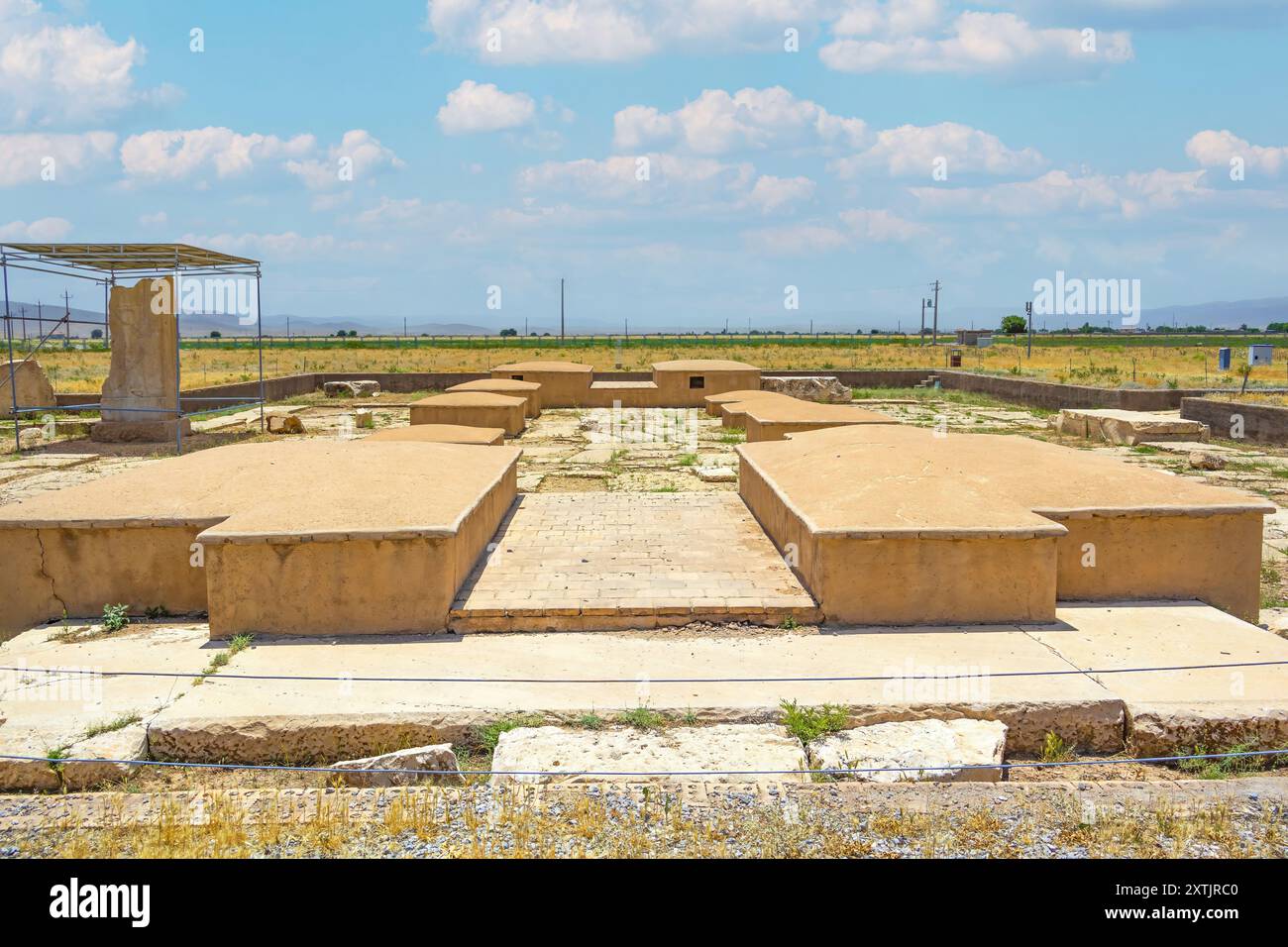 Il Gateway Palace, antica Pasargadae-shiraz-iran Foto Stock