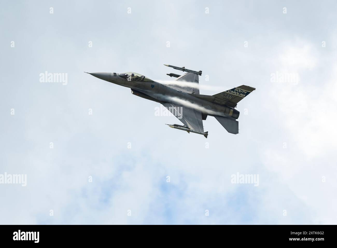 Michael Ferrario, ex comandante del 169th Fighter Wing della McEntire Joint National Guard base, South Carolina Air National Guard Foto Stock