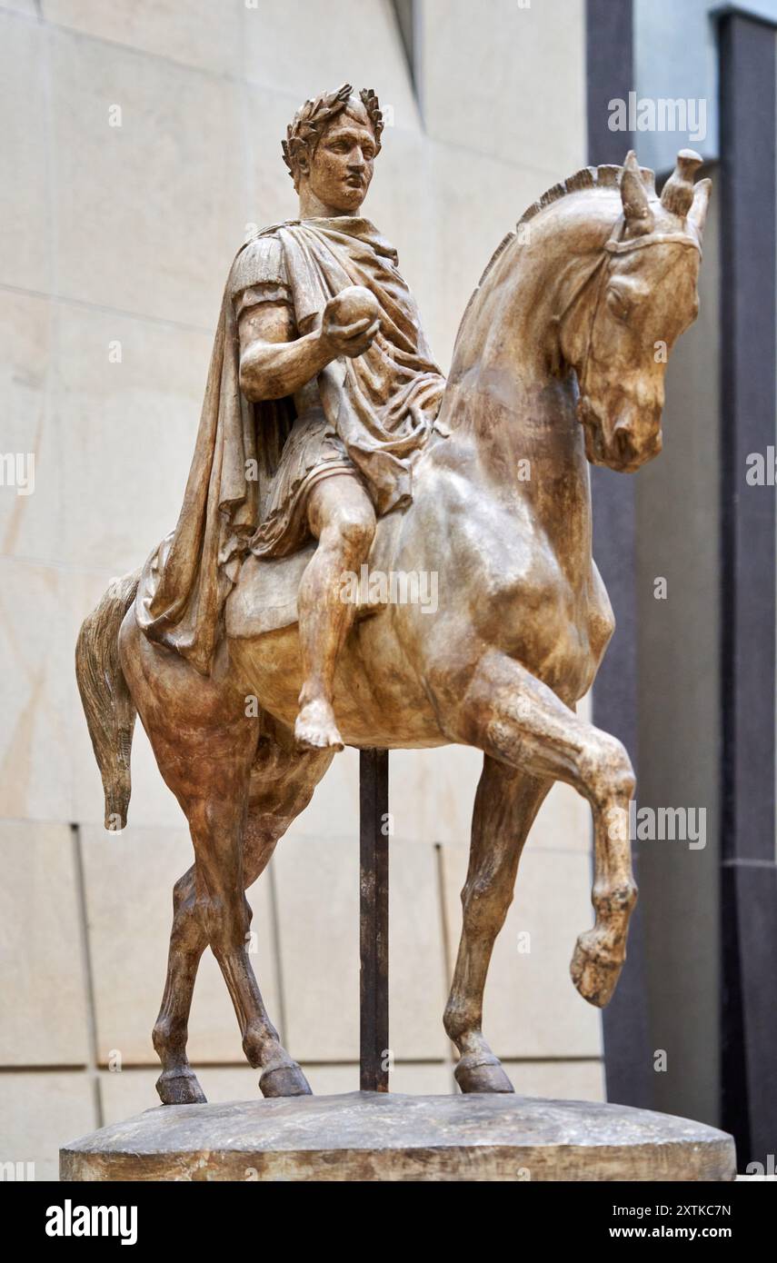 Antoine-Louis Barye (Parigi 1795 - Parigi 1875), Napoléon Ier en empereur romain, 1863-1865, Musée d'Orsay, Parigi, Francia Foto Stock