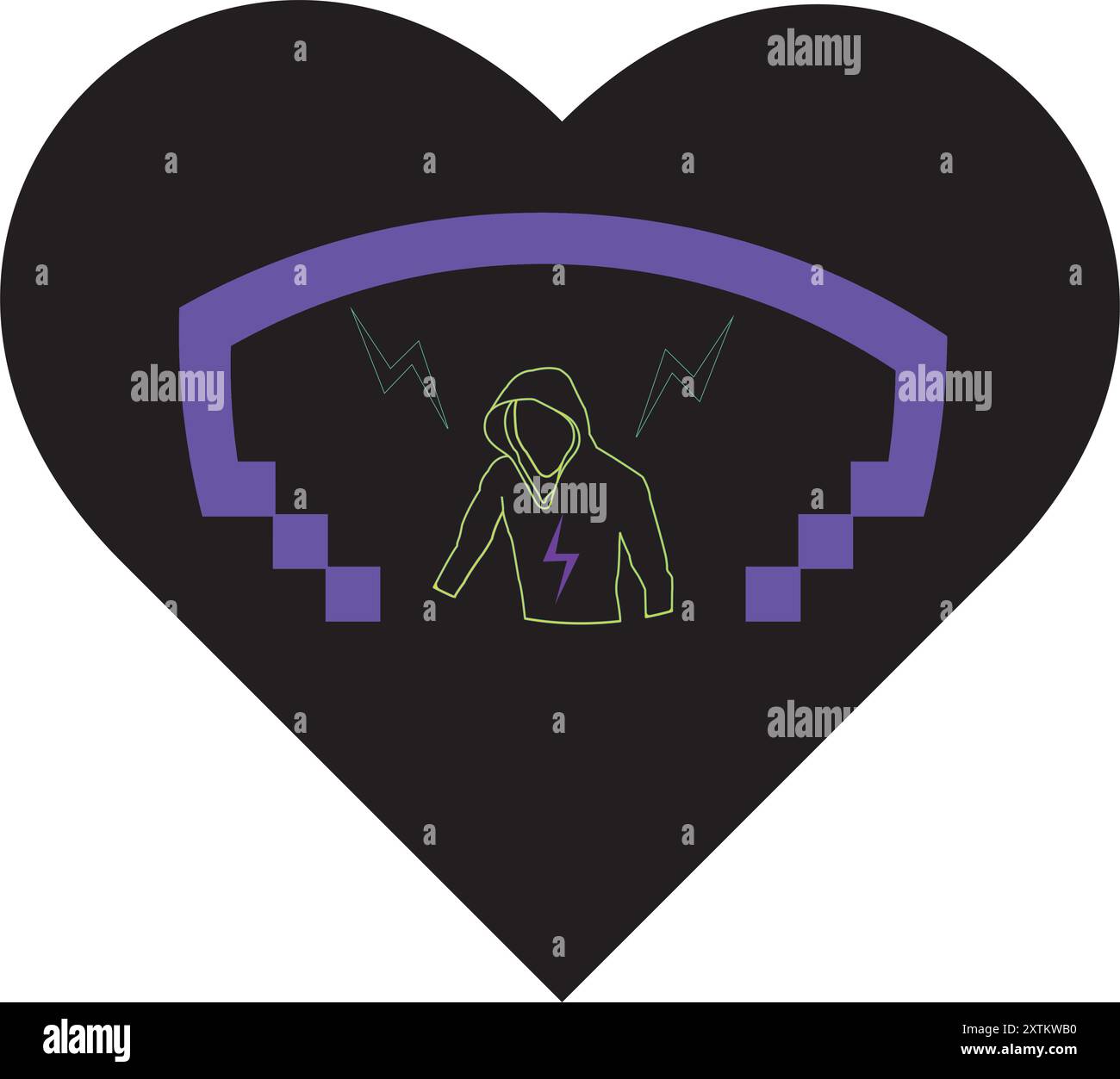 T-shirt o post sui social media Illustrazione Vettoriale