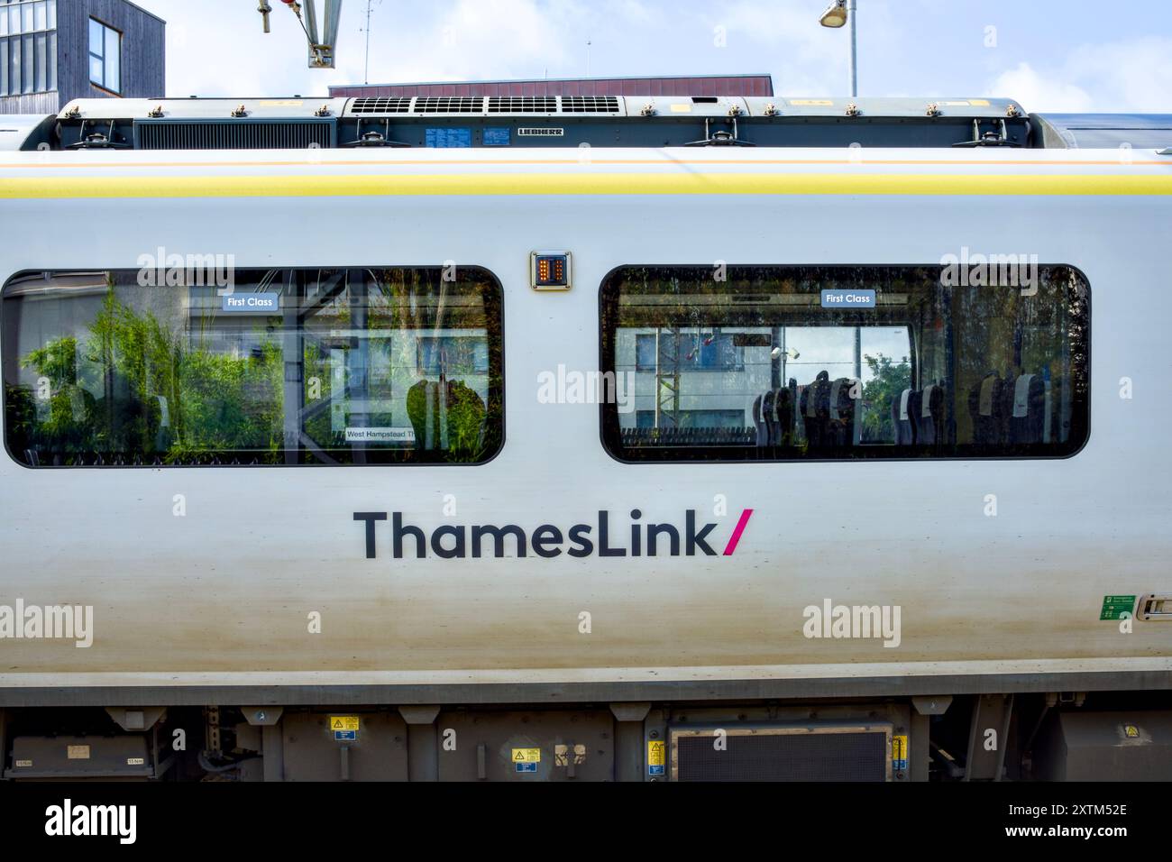 West Hampstead Thameslink Station, Borough of Camden, Londra, Inghilterra, Regno Unito Foto Stock