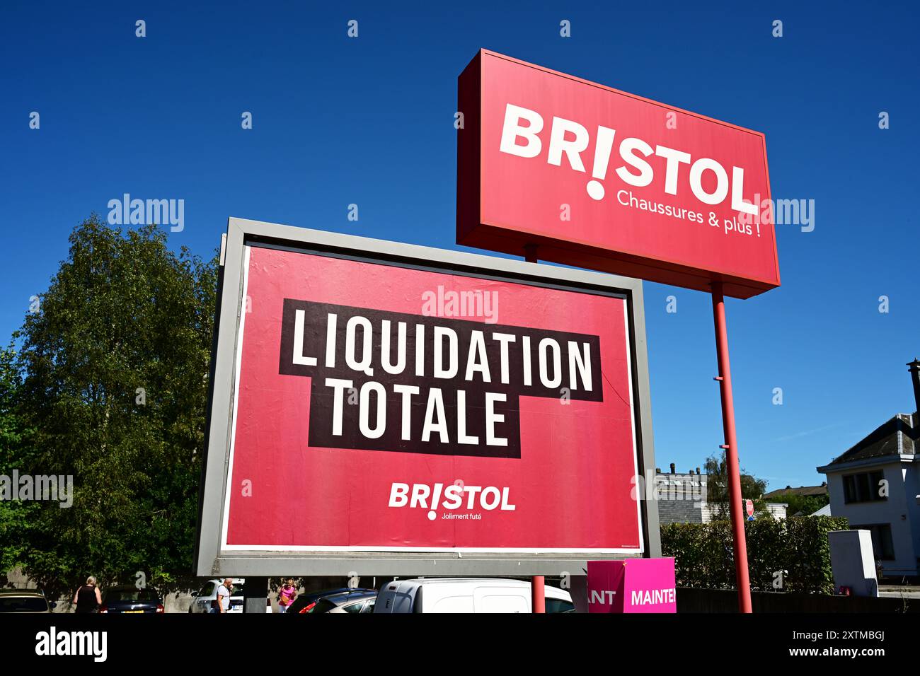 Affissioni della catena di vendita Bristol Foto Stock
