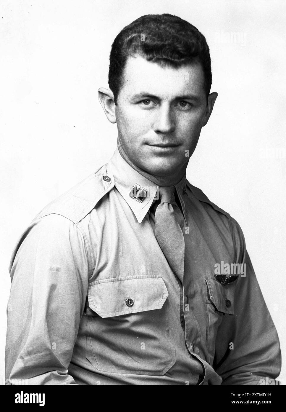 Chuck Yeager, generale di brigata Chuck Yeager, generale di brigata Charles Elwood Yeager (1923 - 2020) ufficiale dell'aeronautica degli Stati Uniti, asso volante e pilota collaudatore Foto Stock