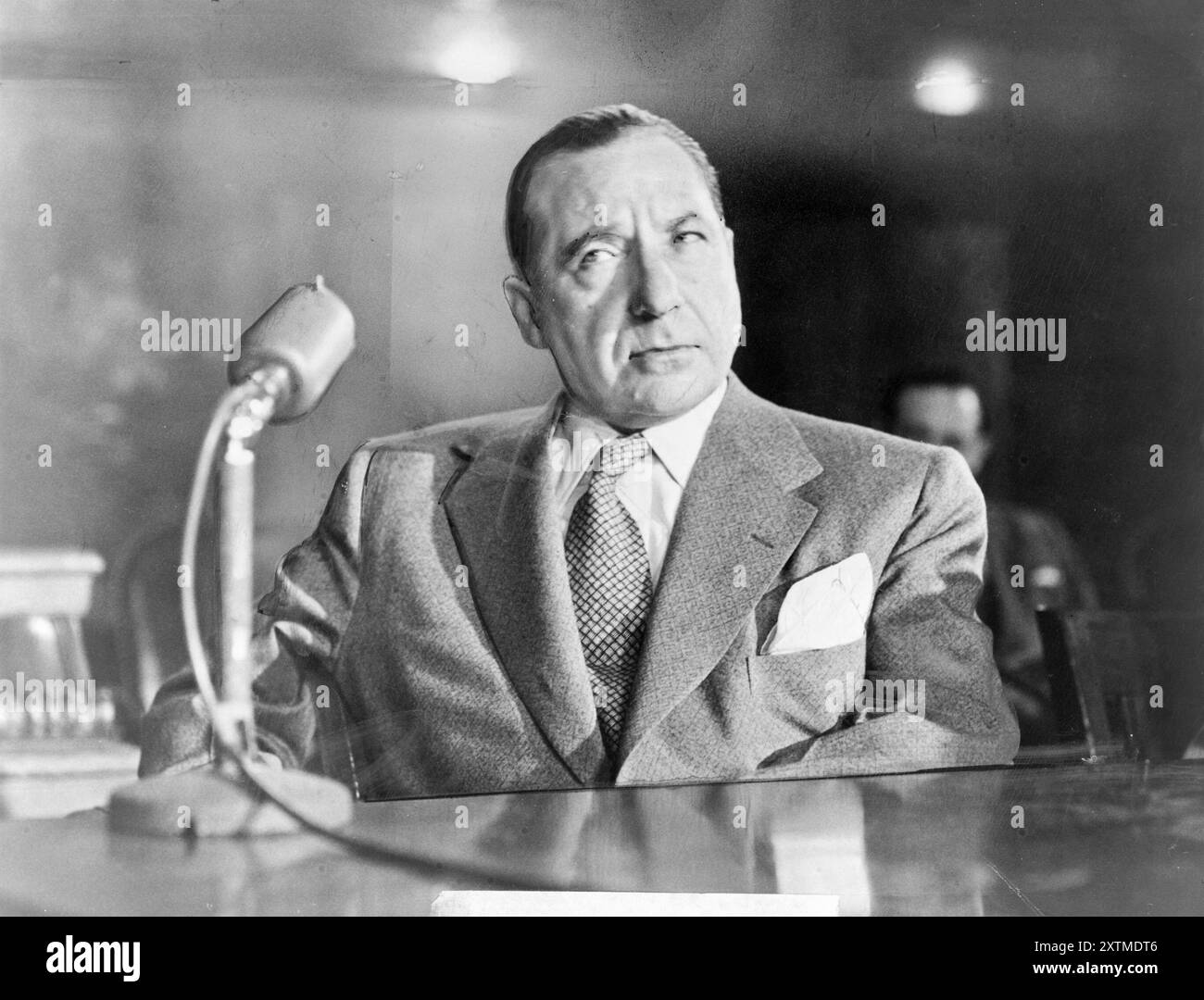 Frank Costello (1891 - 1973), boss italo-americano della famiglia Luciano. Foto Stock