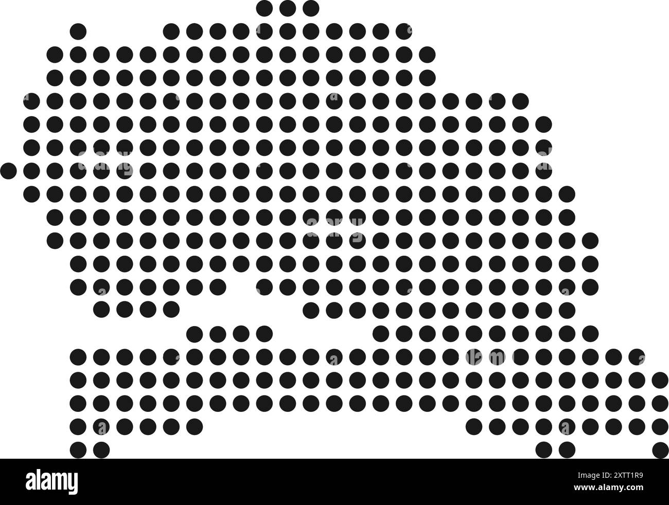 disegno dell'illustrazione dell'icona della mappa sinegale Illustrazione Vettoriale