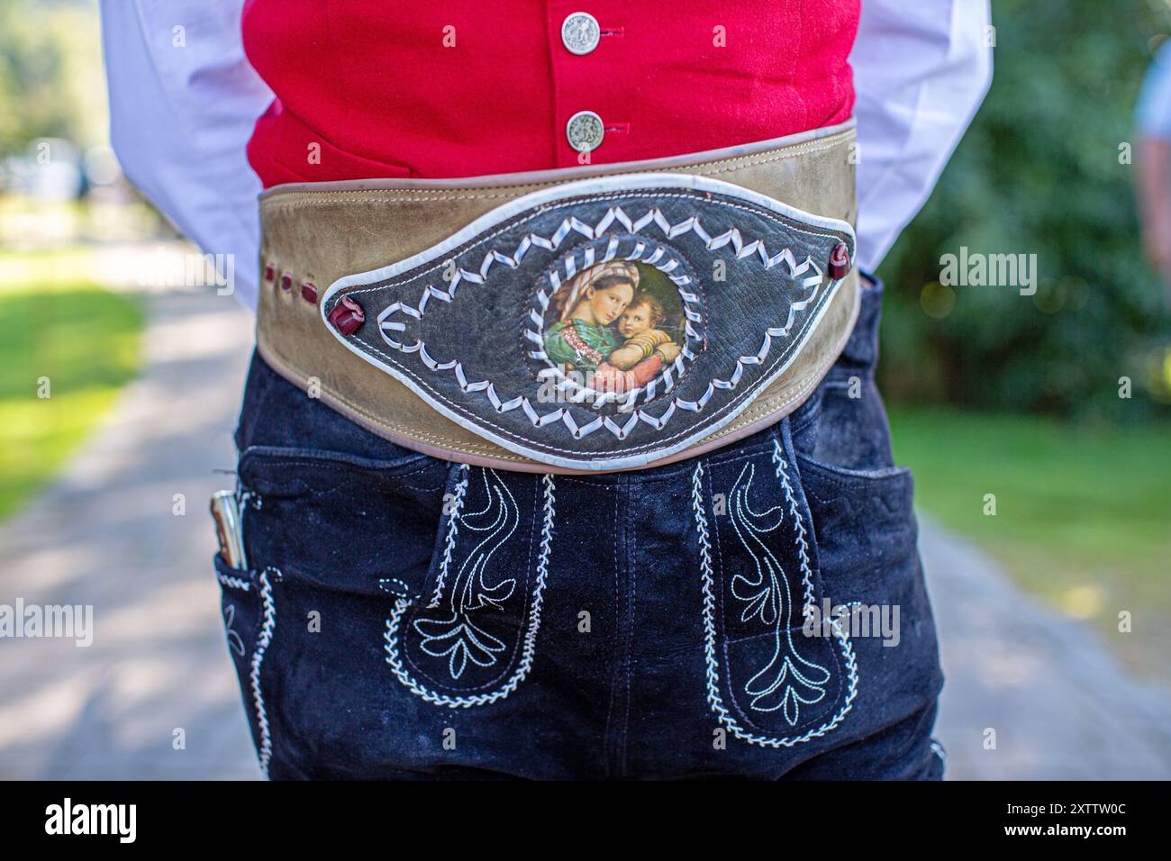 Alt Schliersee Kirchtag , Baviera , Germania Foto Stock