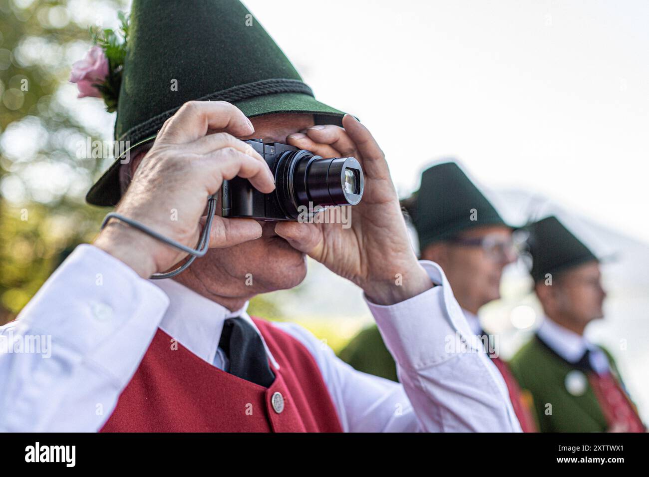 Alt Schliersee Kirchtag , Baviera , Germania Foto Stock