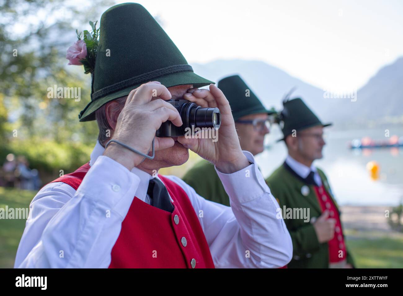 Alt Schliersee Kirchtag , Baviera , Germania Foto Stock