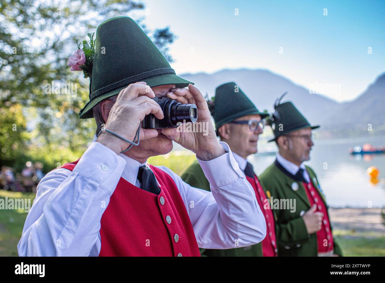 Alt Schliersee Kirchtag , Baviera , Germania Foto Stock