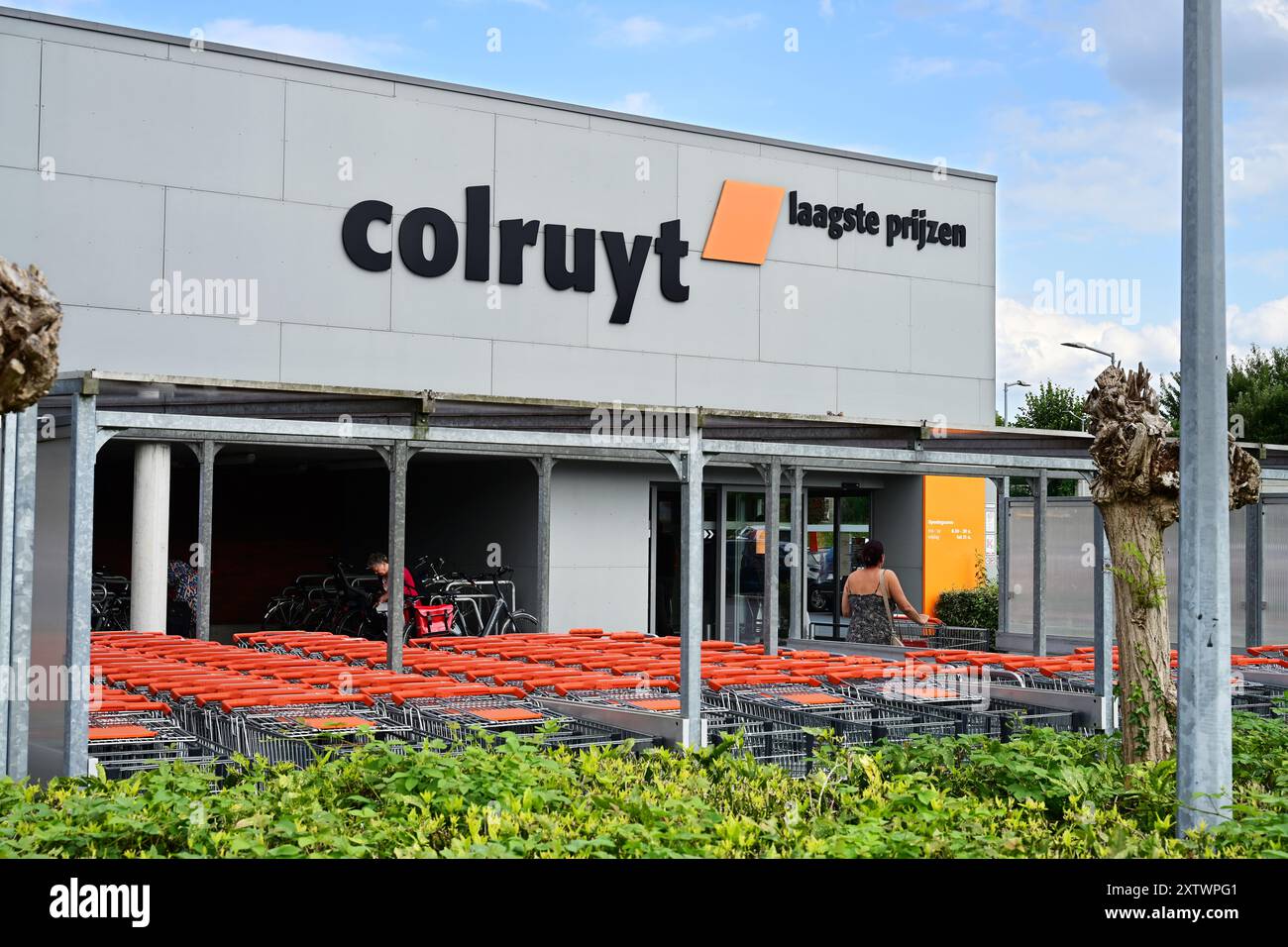 Filiale del supermercato Colruyt Foto Stock