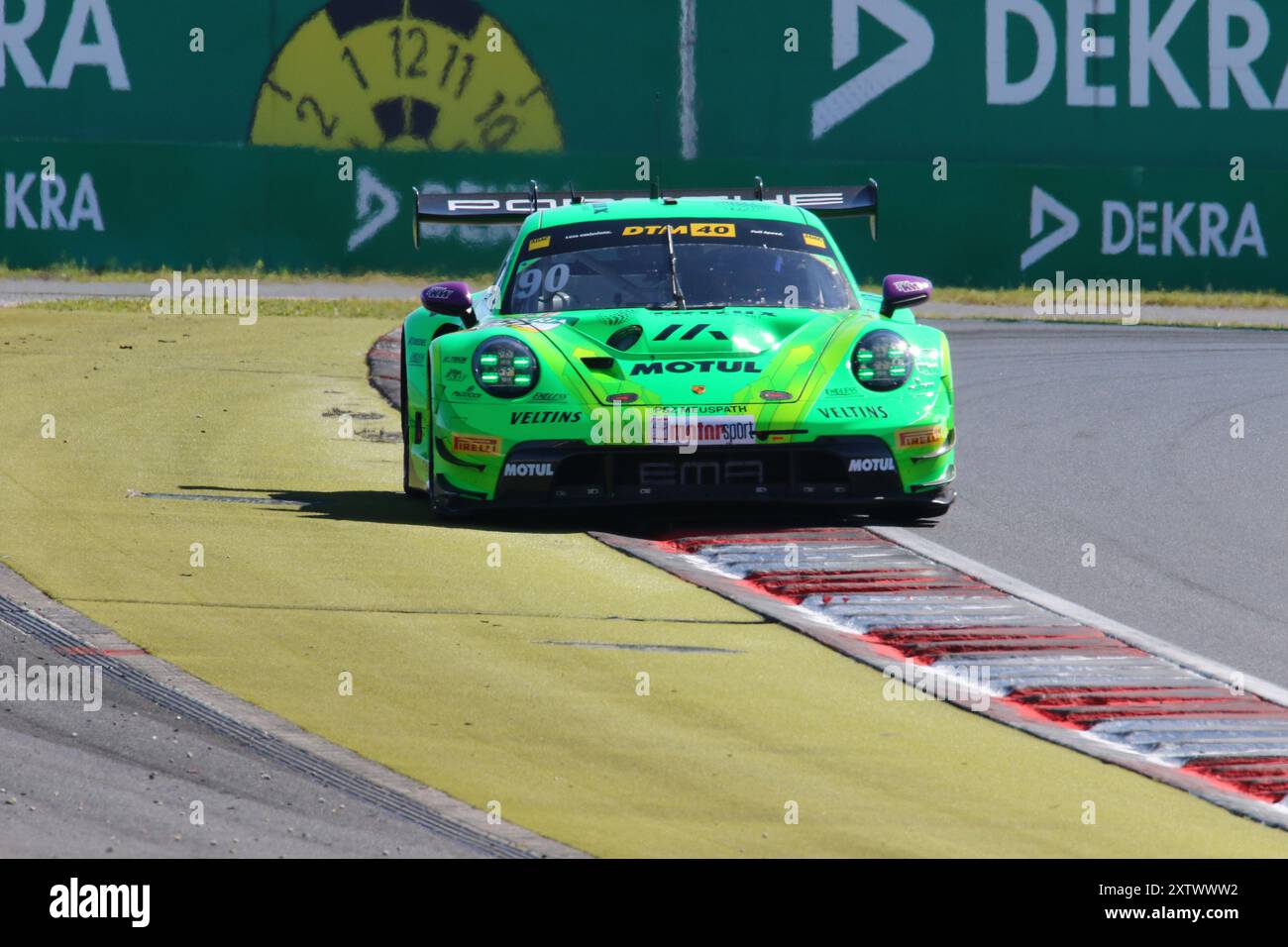 Ayhancan Gueven (TUR), Porsche 911 GT3 R, Team: Manthey EMA Racing (DEU) Motorsport, DTM 2024, DTM05, Training, Freitag, Nuerburgring, Nuerburg, Deutschland, 16.08.2024 foto: Eibner-Pressefoto/Juergen Augst Foto Stock