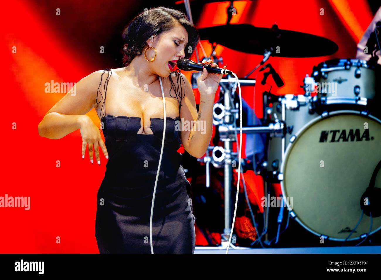 Ungheria 12 agosto 2024 Raye - Rachel Agatha Keen - live al Sziget Festival di Budapest © Andrea Ripamonti / Alamy Foto Stock