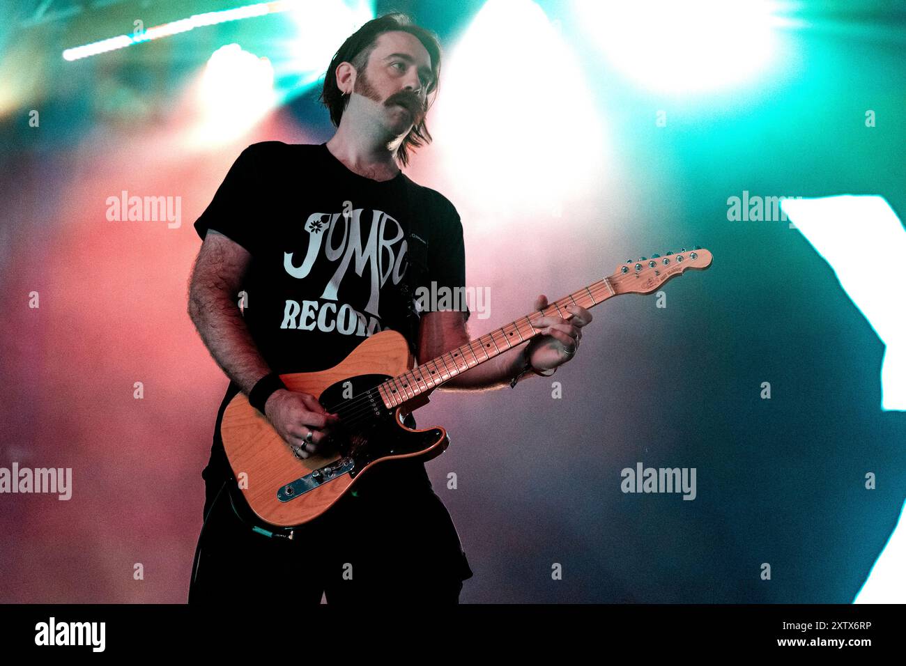 ungheria 12 agosto 2024 Yard Act live allo Sziget Festival di Budapest © Andrea Ripamonti / Alamy Foto Stock