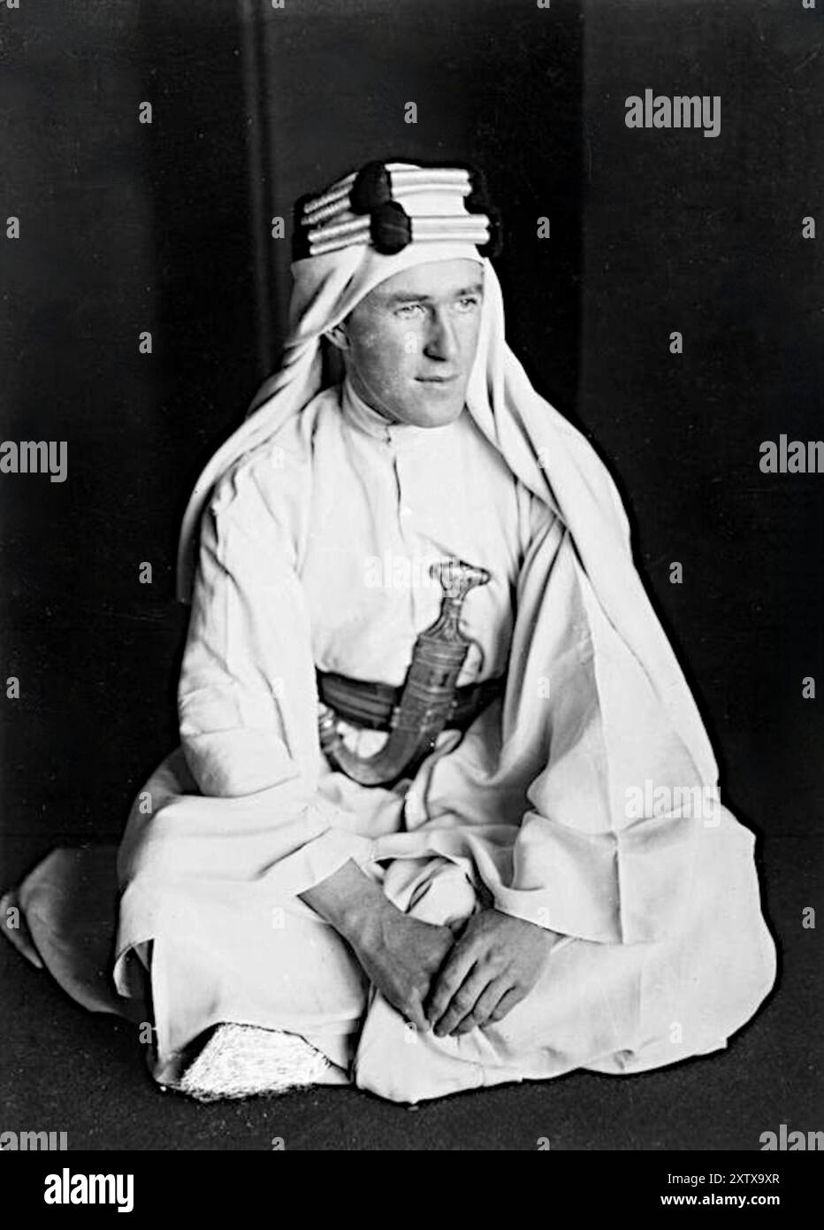 Lawrence d'Arabia - il sognatore i cui sogni si sono avverati. - Tenente colonnello Thomas Edward Lawrence fotografia di Lowell Thomas Foto Stock