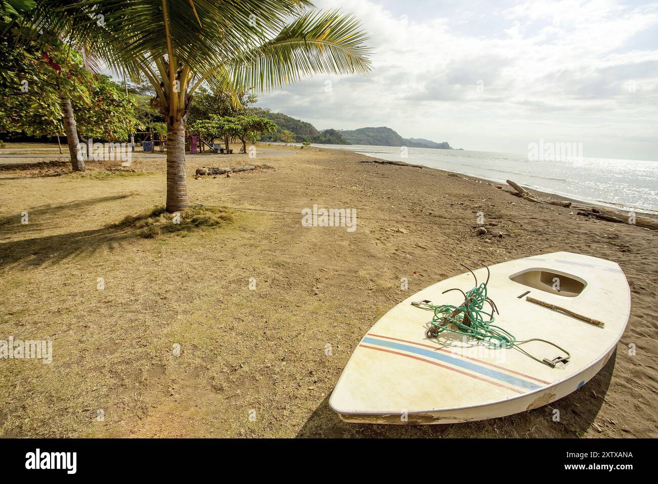 Sulla spiaggia di Playa Tarcoles Costa Rica Foto Stock