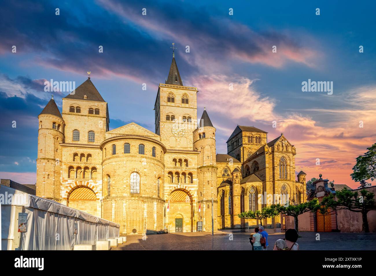 Città vecchia di Treviri, Germania Foto Stock