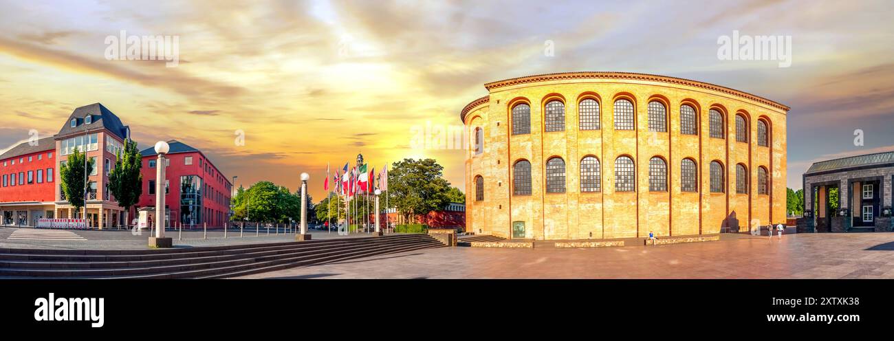 Città vecchia di Treviri, Germania Foto Stock