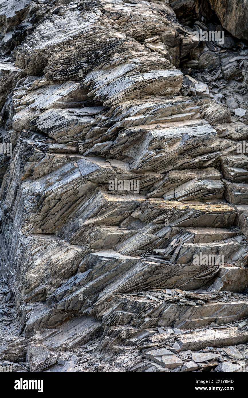 Formazione argillosa vicino Whitehouse Mountain, Colorado Foto Stock