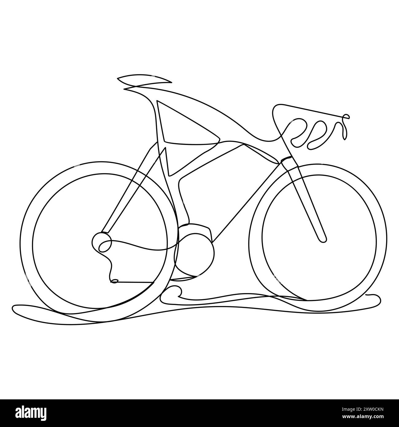 Stile di disegno a linea continua della testa di cane testa di cane disegno a linea singola design minimalista Illustrazione Vettoriale
