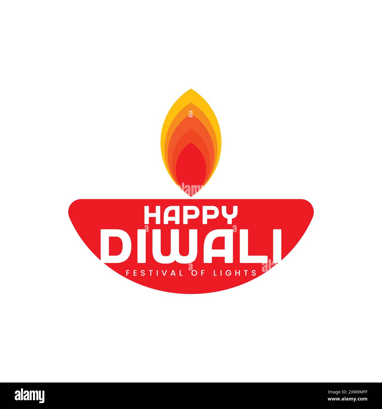 Biglietto d'auguri happy Diwali, striscione Diwali, sfondo Diwali Illustrazione Vettoriale
