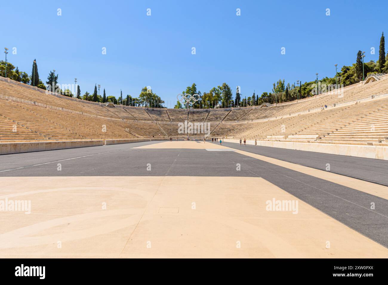 Stadio Panateneico, Atene, Grecia Foto Stock