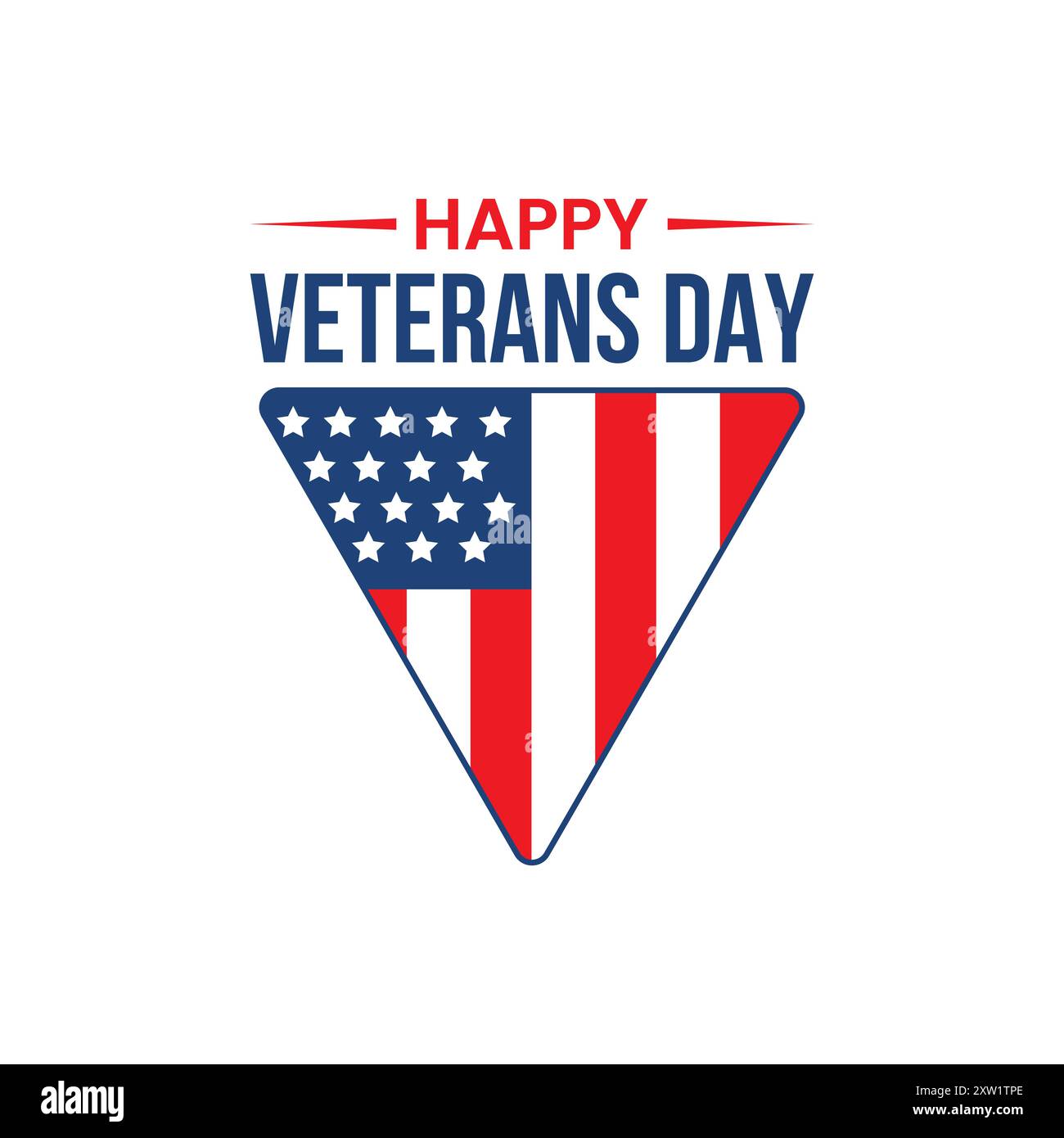 Design creativo per il Veterans Day Illustrazione Vettoriale
