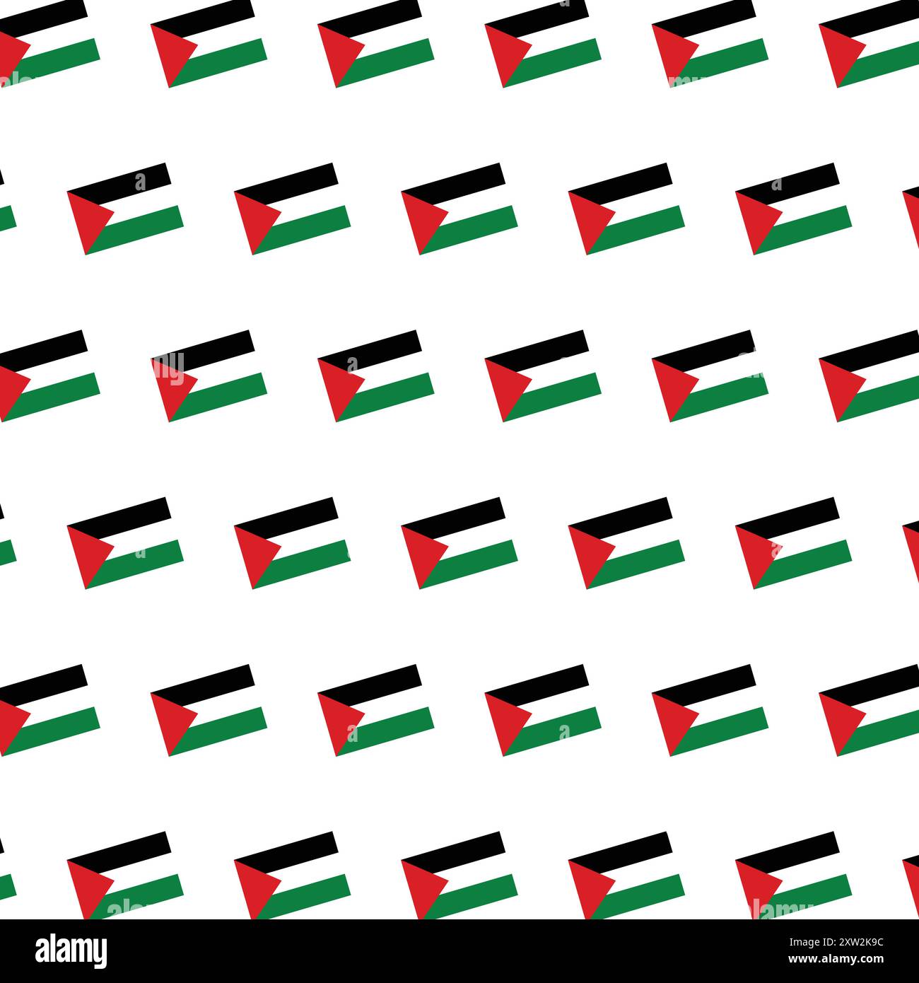 Palestina Flag Pattern, Repeated, texture, background Illustrazione Vettoriale