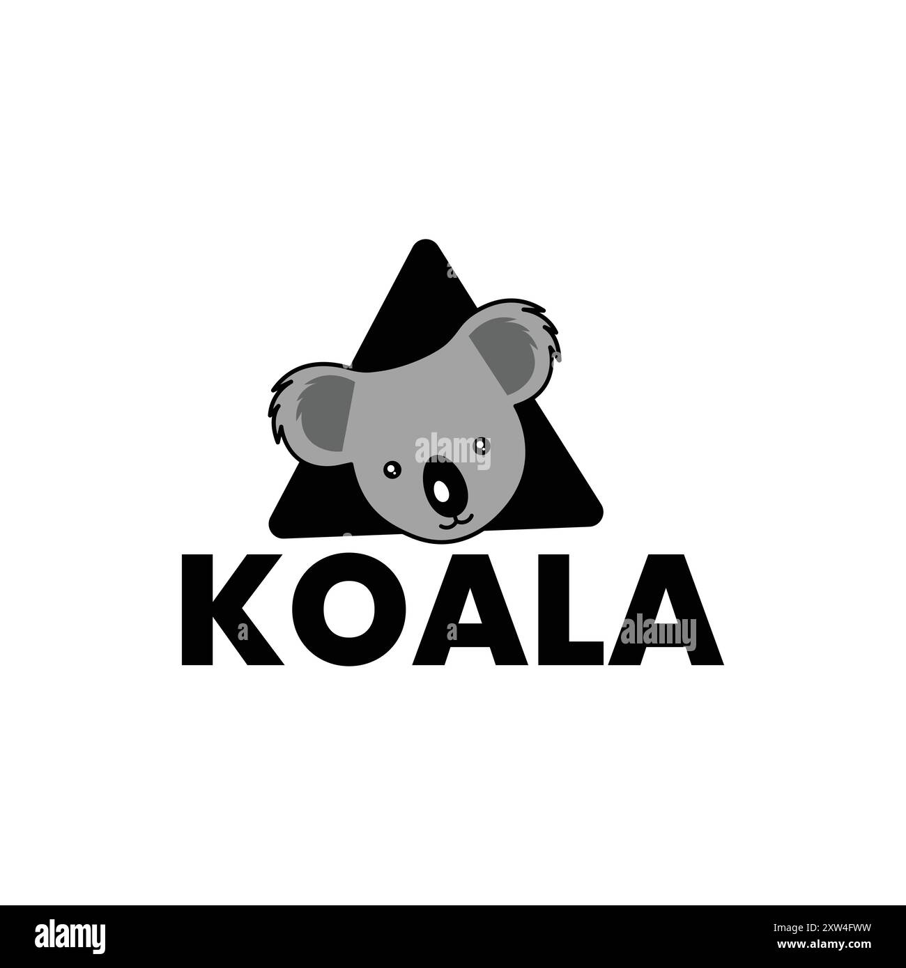 Logo Koala Illustrazione Vettoriale