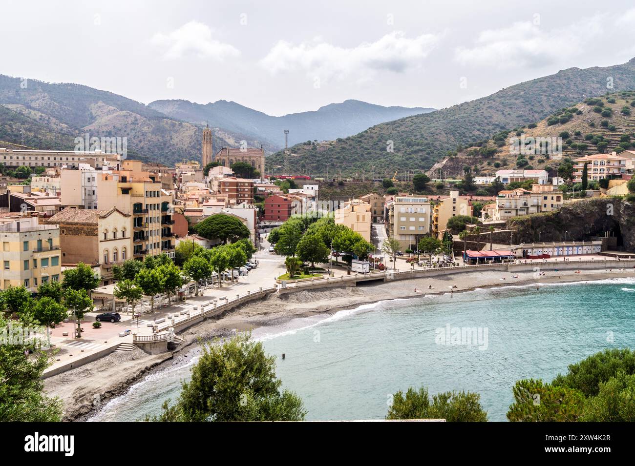 Portbou, Girona, Catalogna, Spagna Foto Stock