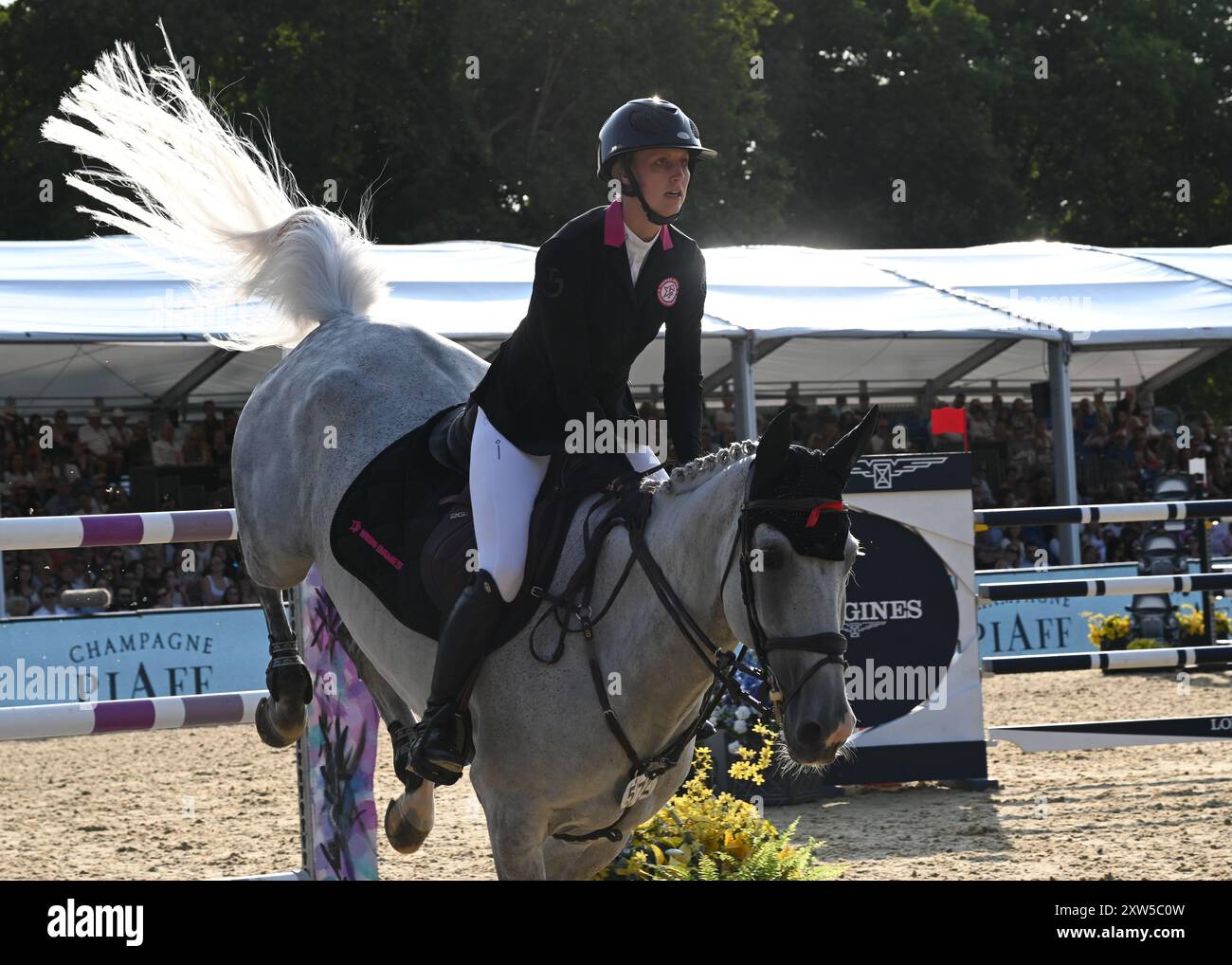 LONDRA, REGNO UNITO. 17 agosto 2024. Natalie Dean completato alla LGCT London 2024 è il secondo round di qualificazione individuale per la GCL di Londra a Londra, Regno Unito. ( Credito: Vedi li/Picture Capital/Alamy Live News Foto Stock