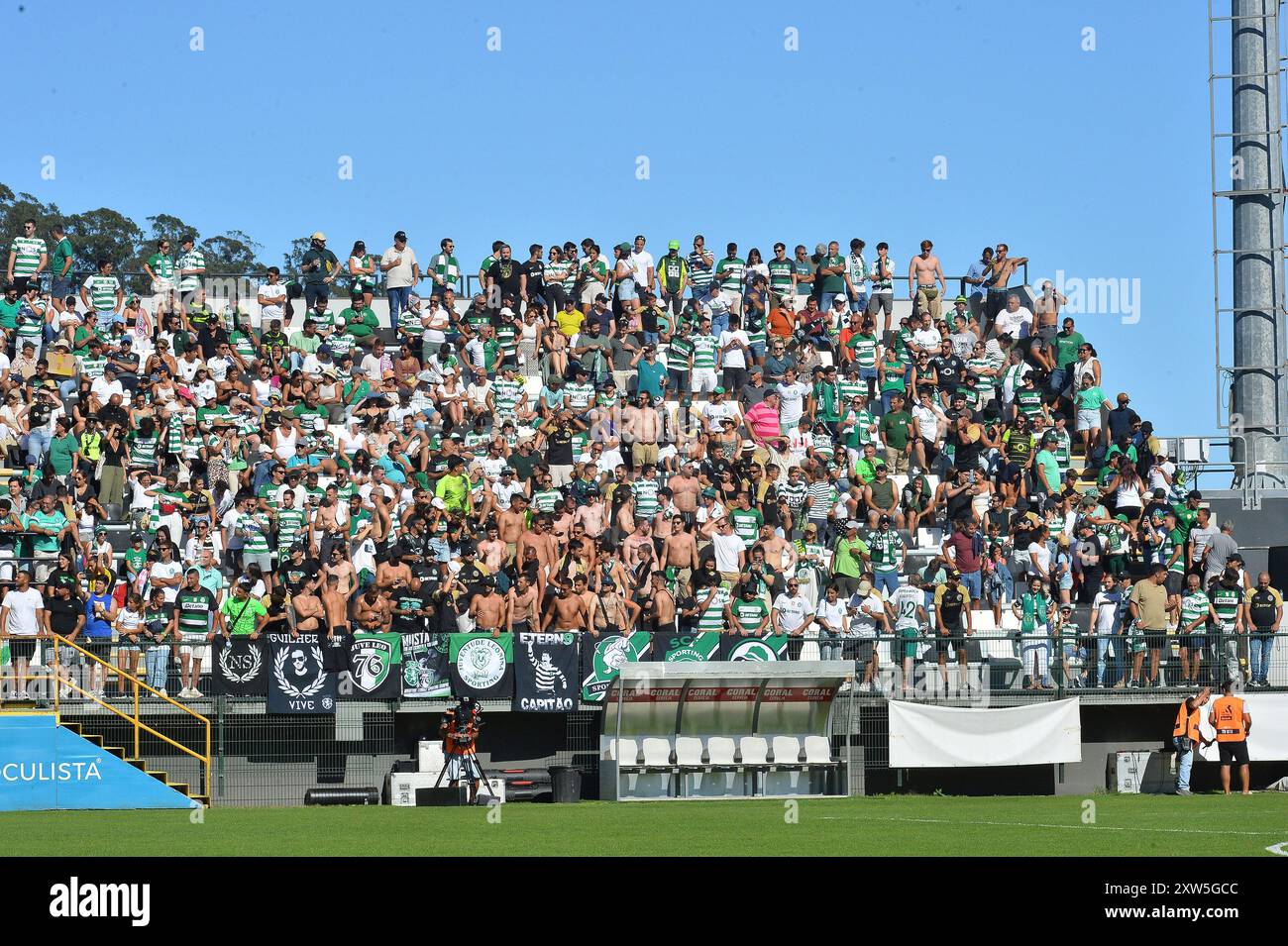 Funchal, Portogallo. 17 agosto 2024. CD Nacional - Sporting CP, dal 2° round della Portugal Betclic League 2024/25, allo Stadio Madeira, Helder Santos/ASpress Credit: Atlantico Press/Alamy Live News Foto Stock