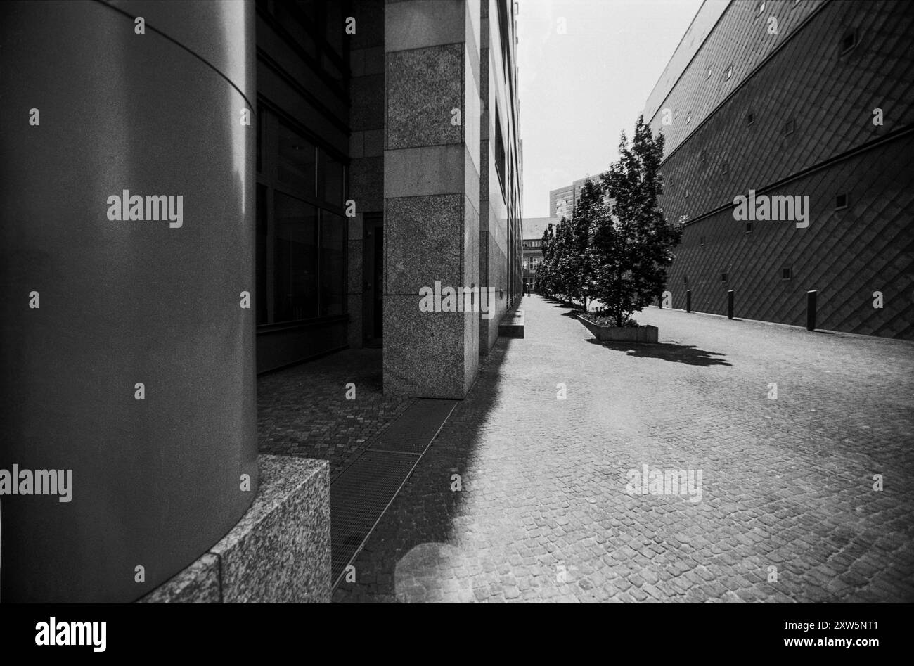 Bilderserie 07. bis 09.07.2010 MIT der analogen Kamera durch die Straßen von Berlin, Analoge Aufnahmen, Selbstentwickelt, Scan vom Negativ Grün durchbricht, wenn man es lässt Berlin Deutschland *** serie di immagini 07-09 07 2010 con la macchina fotografica analogica per le strade di Berlino, Analog Shots, autosviluppata, scansiona da negative Green irrompe, se lo lasci a Berlino Berlino Germania Foto Stock