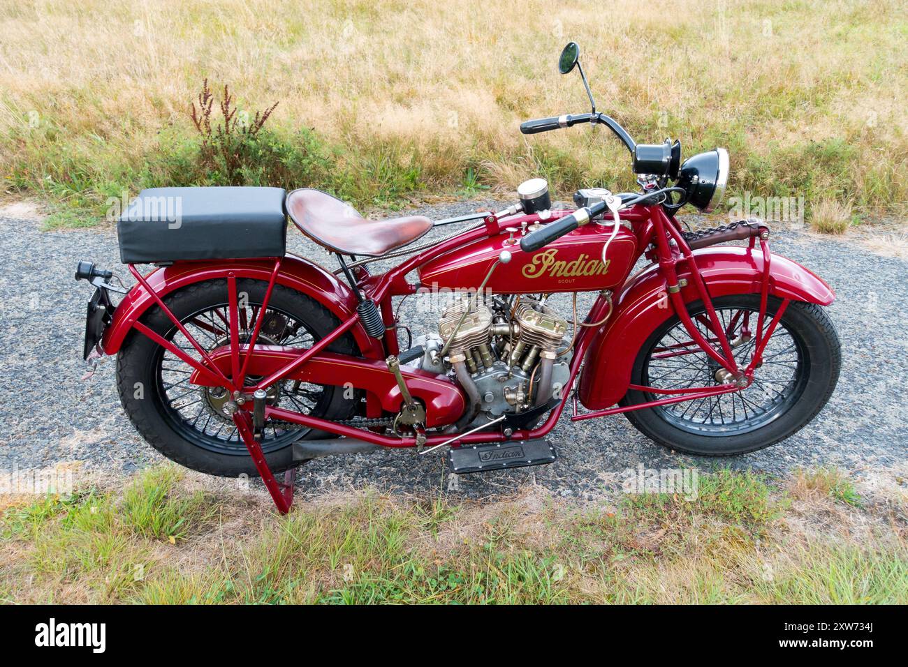 Indian Big Chief - 1927, veterano motociclistico indiano Foto Stock