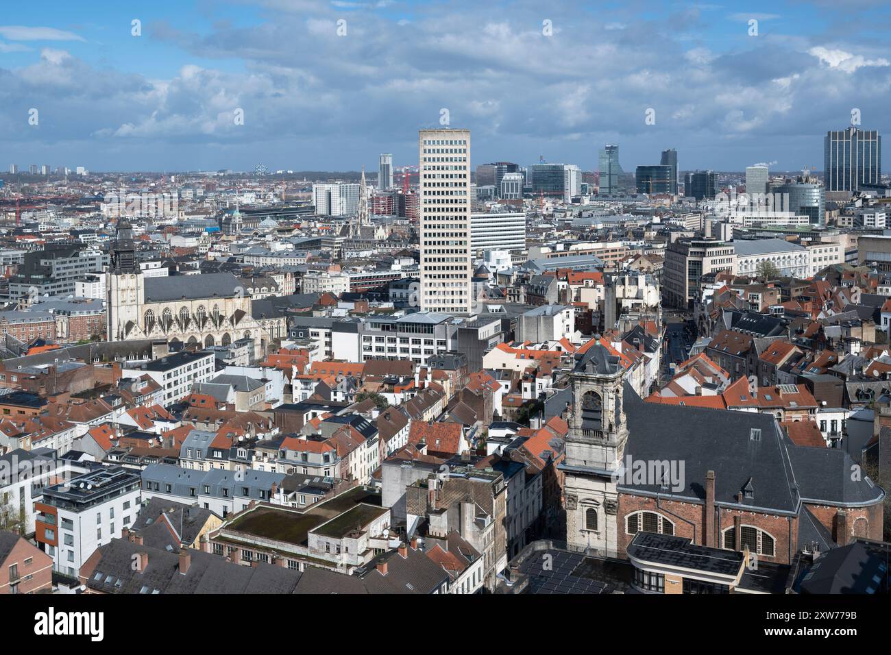 Brüssel ist die Hauptstadt von Belgien – einem kleinen, charmanten Königreich im Herzen Europas. Foto Stock