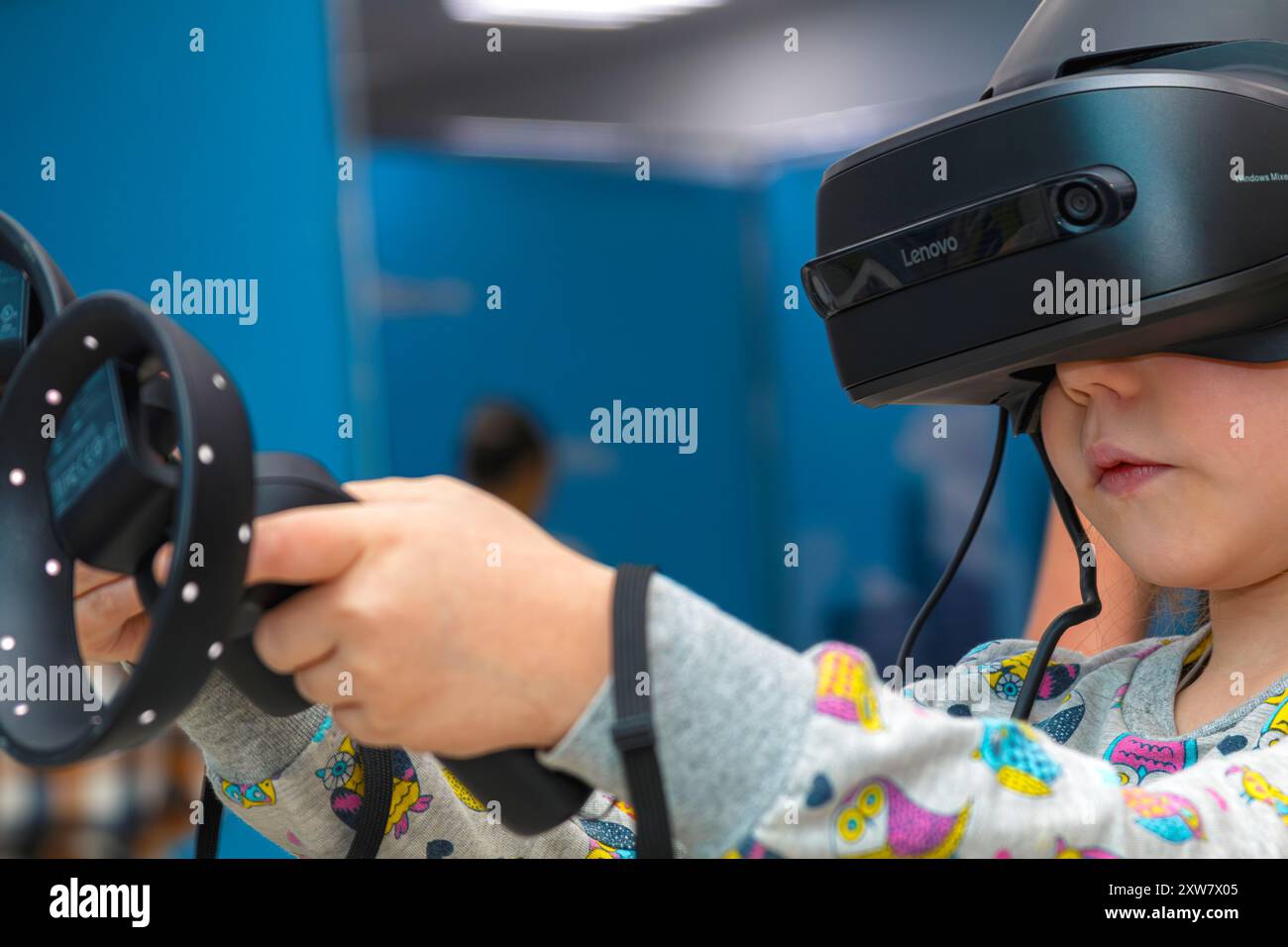 Kropotkin, regione di Krasnodar, Federazione Russa - 18 novembre 2018: Spettacolo di robot Foto Stock