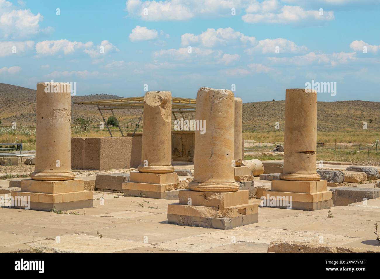 Palazzo privato pasargadae shiraz iran Foto Stock