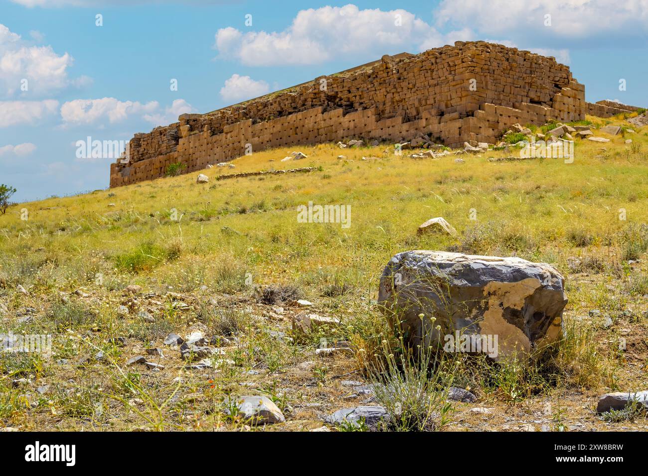 Toll-e Takht Hill Pasargad, Pasargadae, Iran Foto Stock