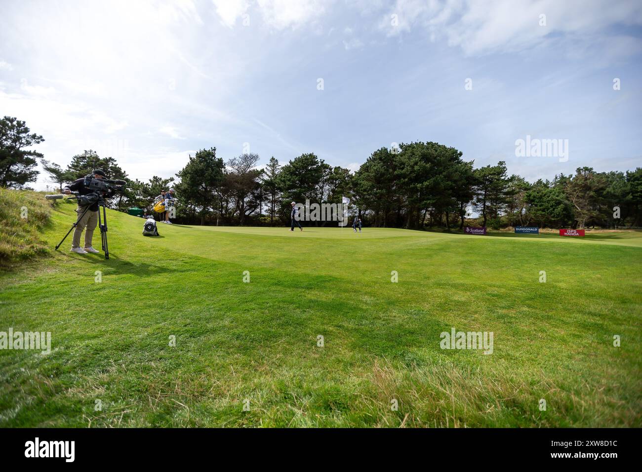 Ayrshire settentrionale, Scozia. 18 agosto 2024. L'ultimo round dell'ISPS HANDA Women's Scottish Open 2024 a Dundonald Links. Foto Stock