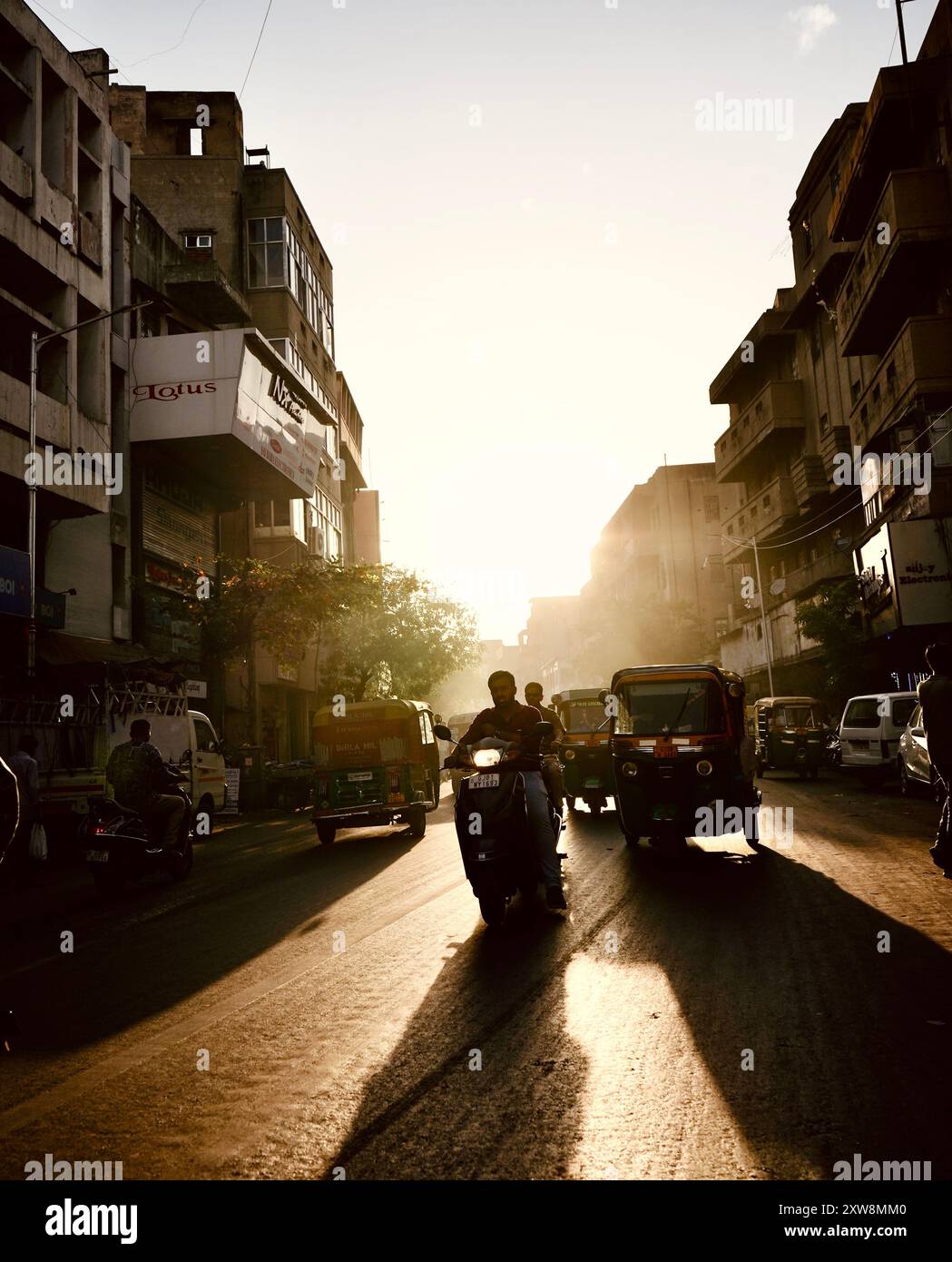 Traffico stradale Foto Stock
