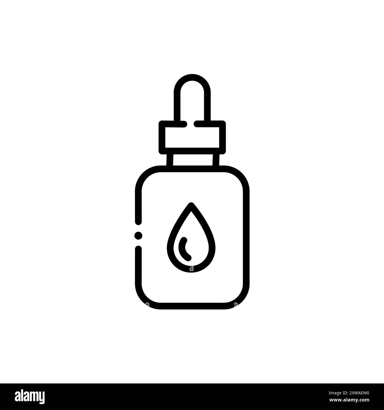 Icona per i pacchetti cosmetici. un essere utilizzato per esigenze cosmetiche, mediche e di altro tipo. Ideale per l'uso nell'e-commerce Illustrazione Vettoriale