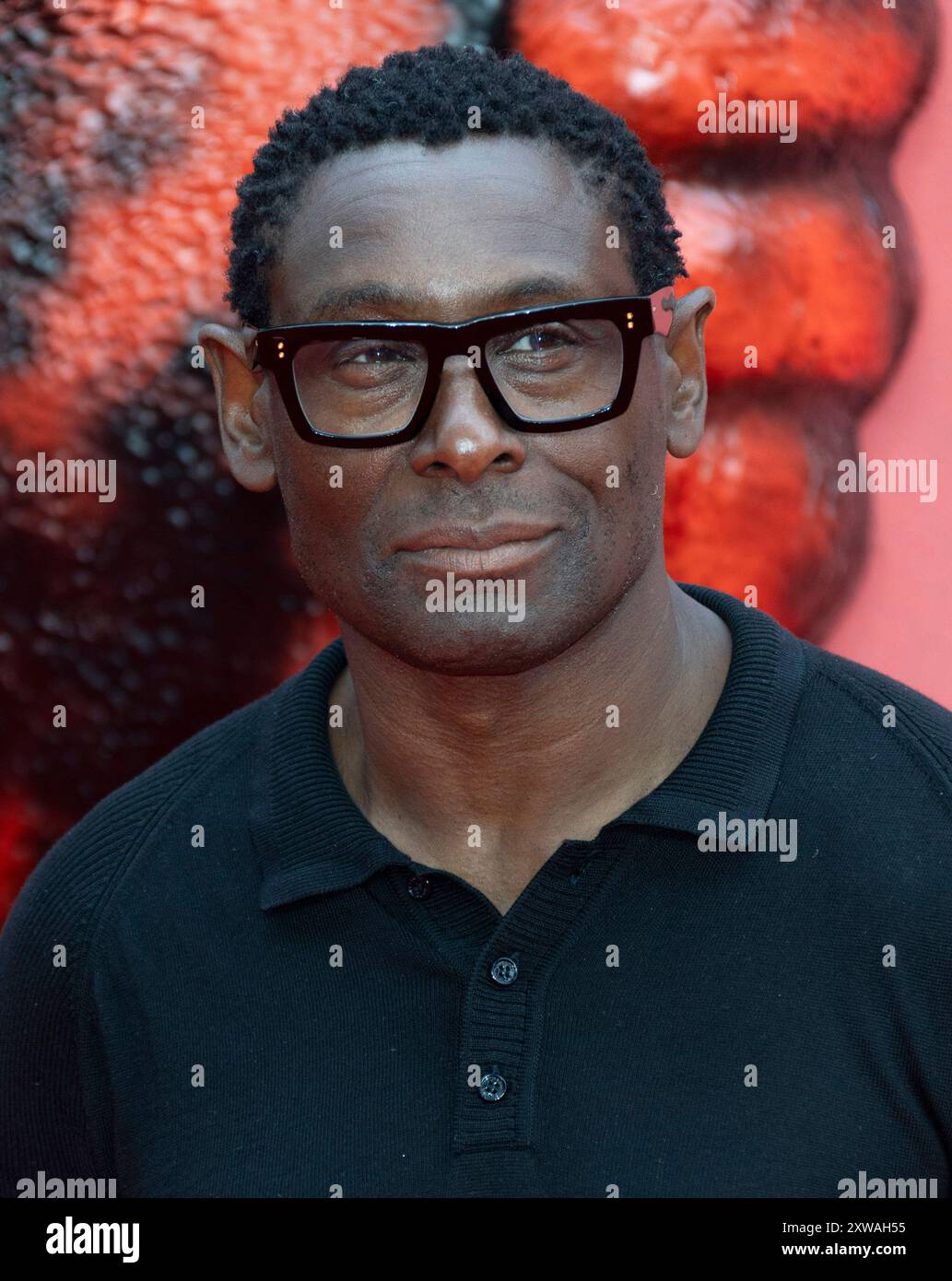 14 agosto 2024, Londra, Inghilterra, Regno Unito - David Harewood partecipa alla proiezione di gala di Alien Romulus UK, Cineworld, Leicester Square Foto Stock