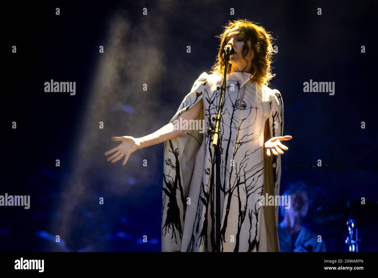 Londra, Regno Unito. 18 agosto 2024. PJ Harvey Headlines l'ultimo giorno del Gunnersbury Festival a West London. Cristina Massei/Alamy Live News Foto Stock