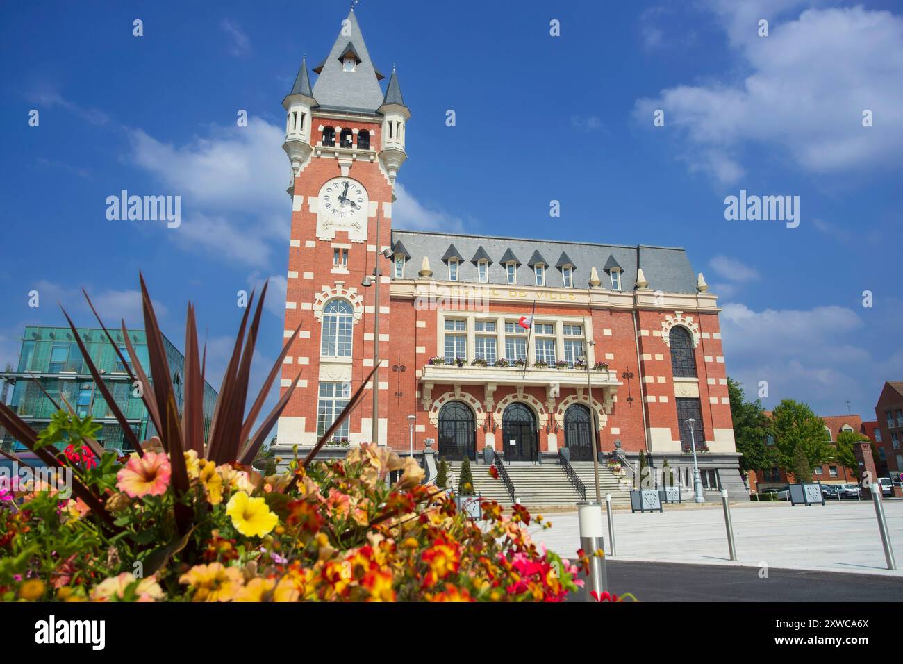 Bruay-la-Buissiere (Francia settentrionale): Il municipio Foto Stock