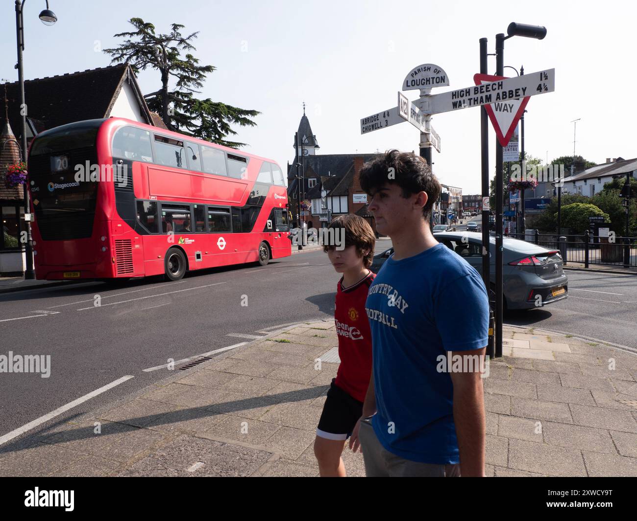 Loughton High Street, Essex Foto Stock