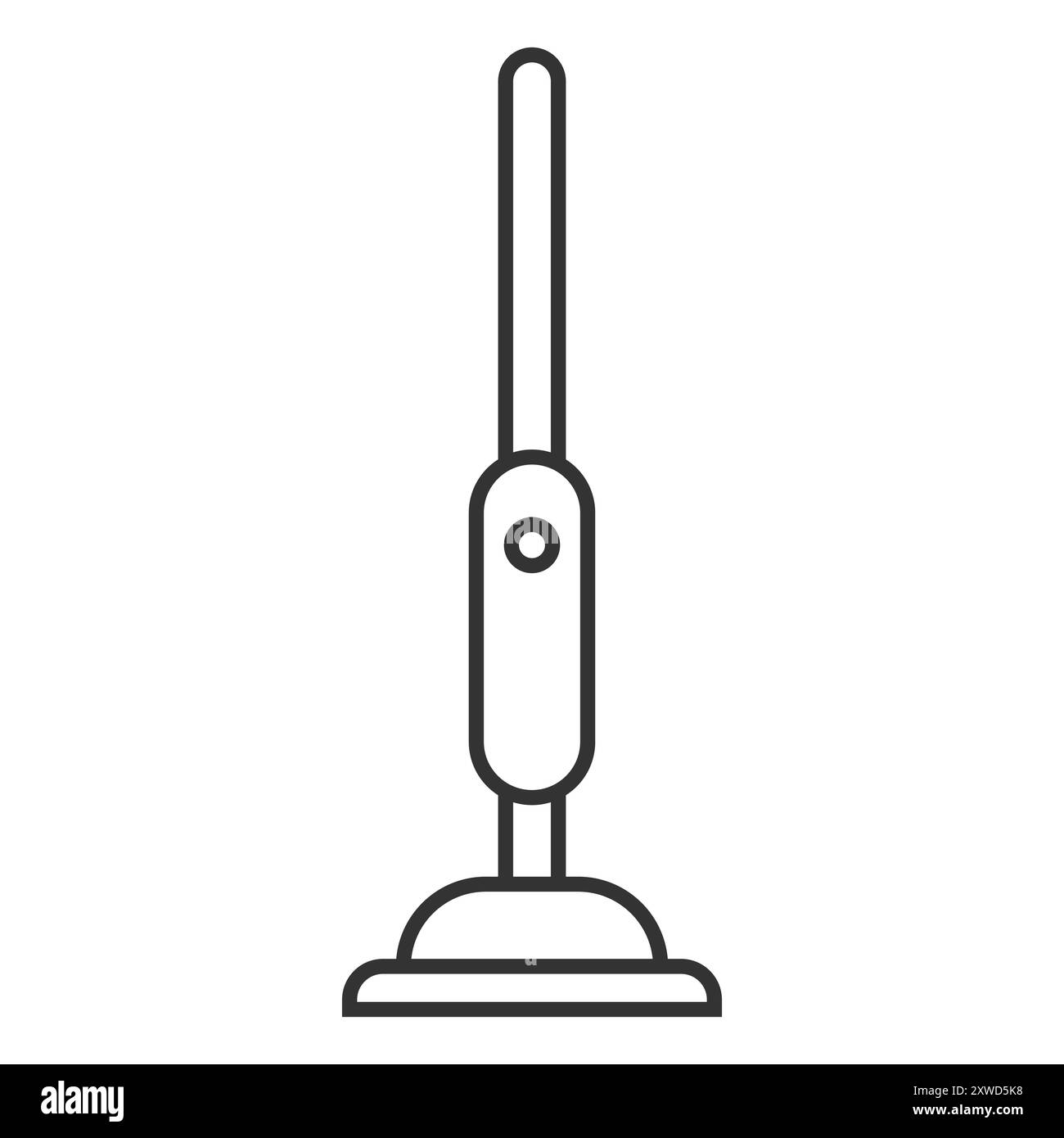 Icona dell'aspirabriciole cordless. Illustrazione vettoriale. EPS 10. Illustrazione Vettoriale