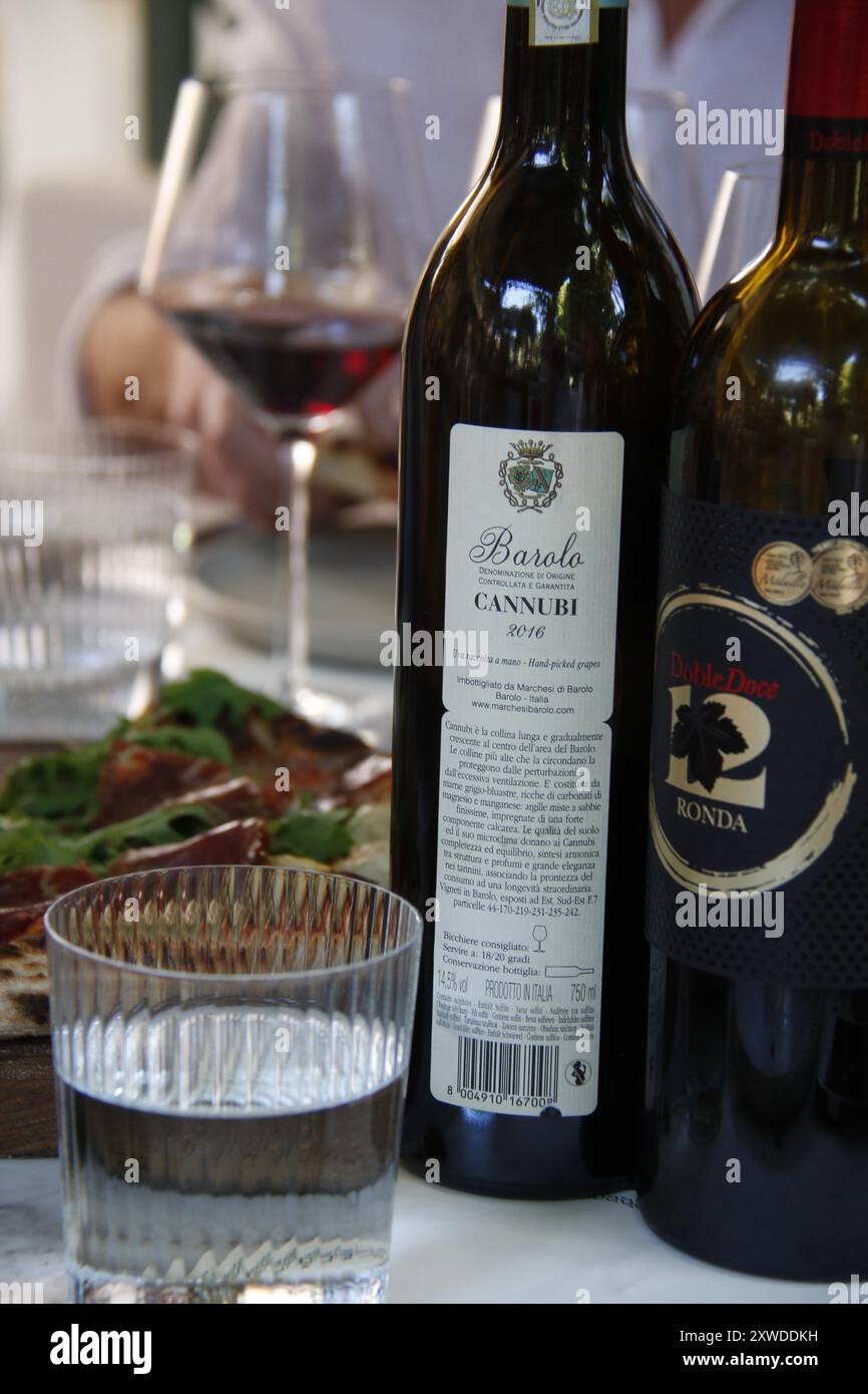 Pranzo in un esclusivo hotel di Marbella, Spagna Foto Stock