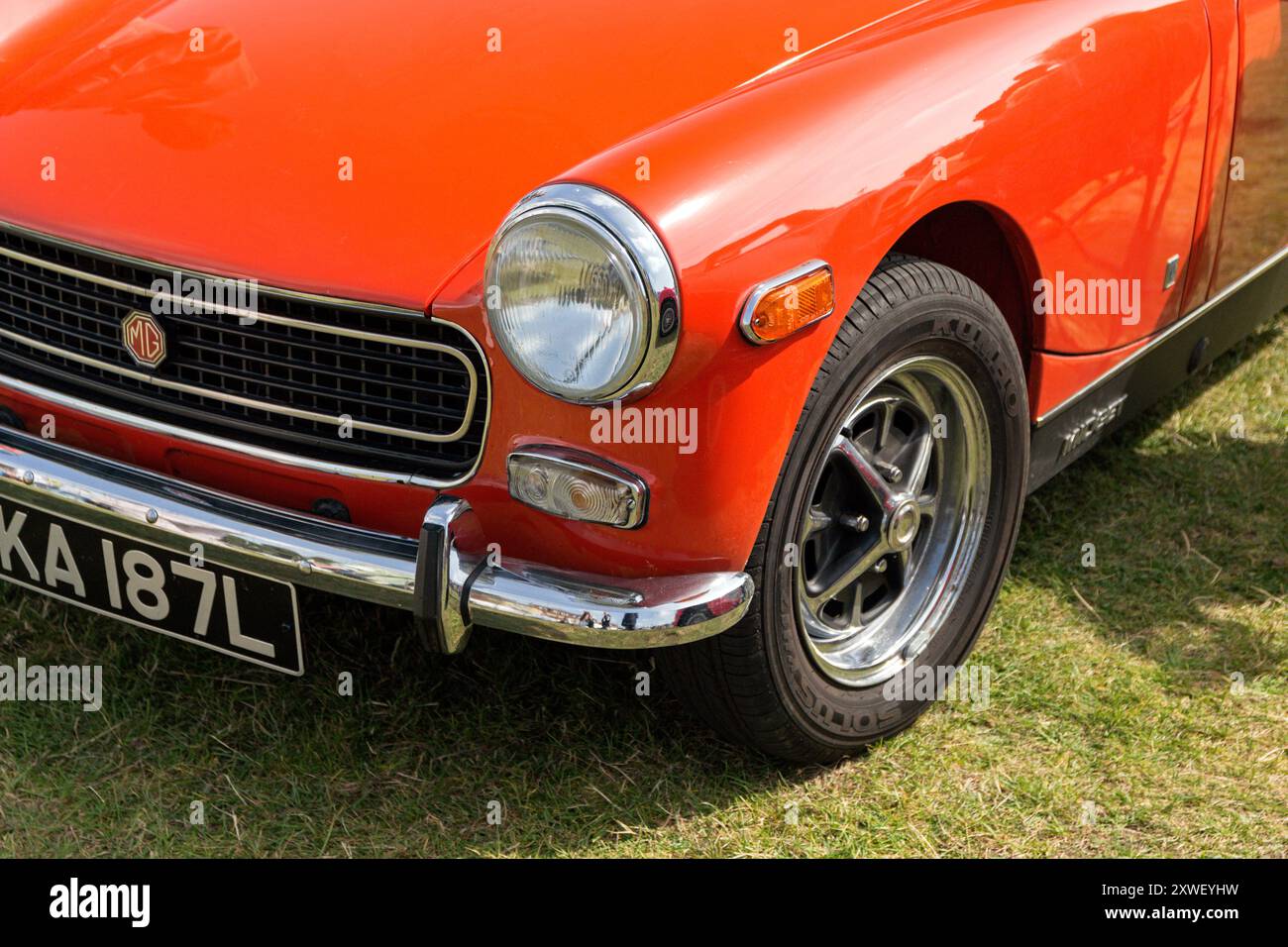 MG Midget. Lytham 1940's Weekend 2024. Foto Stock