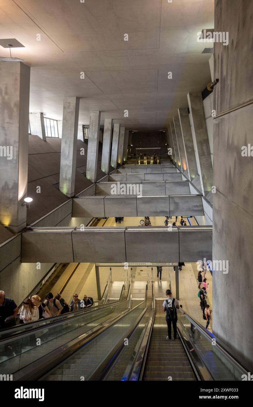 Stazione della metropolitana di Budapest Foto Stock