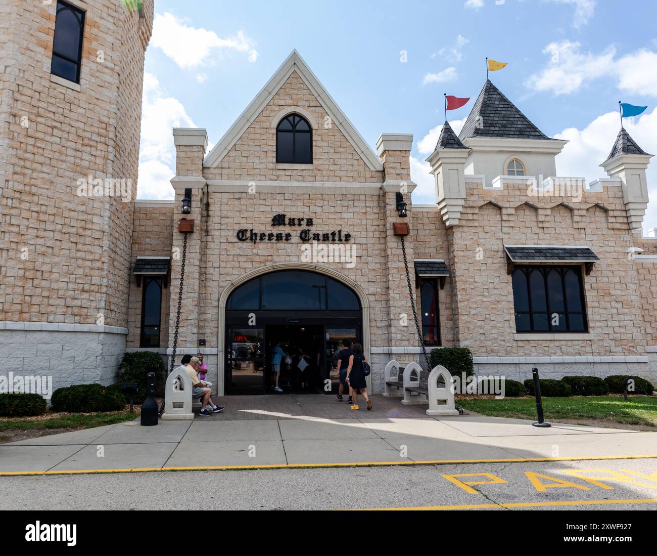 Mars Cheese Castle a Kenosha, Wisconsin, USA Foto Stock