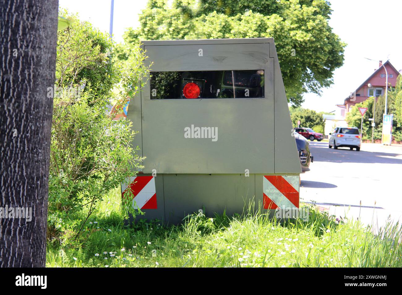 Autovelox fisso, Germania Foto Stock